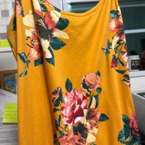 Fashion Nova Yellow Floral Dress